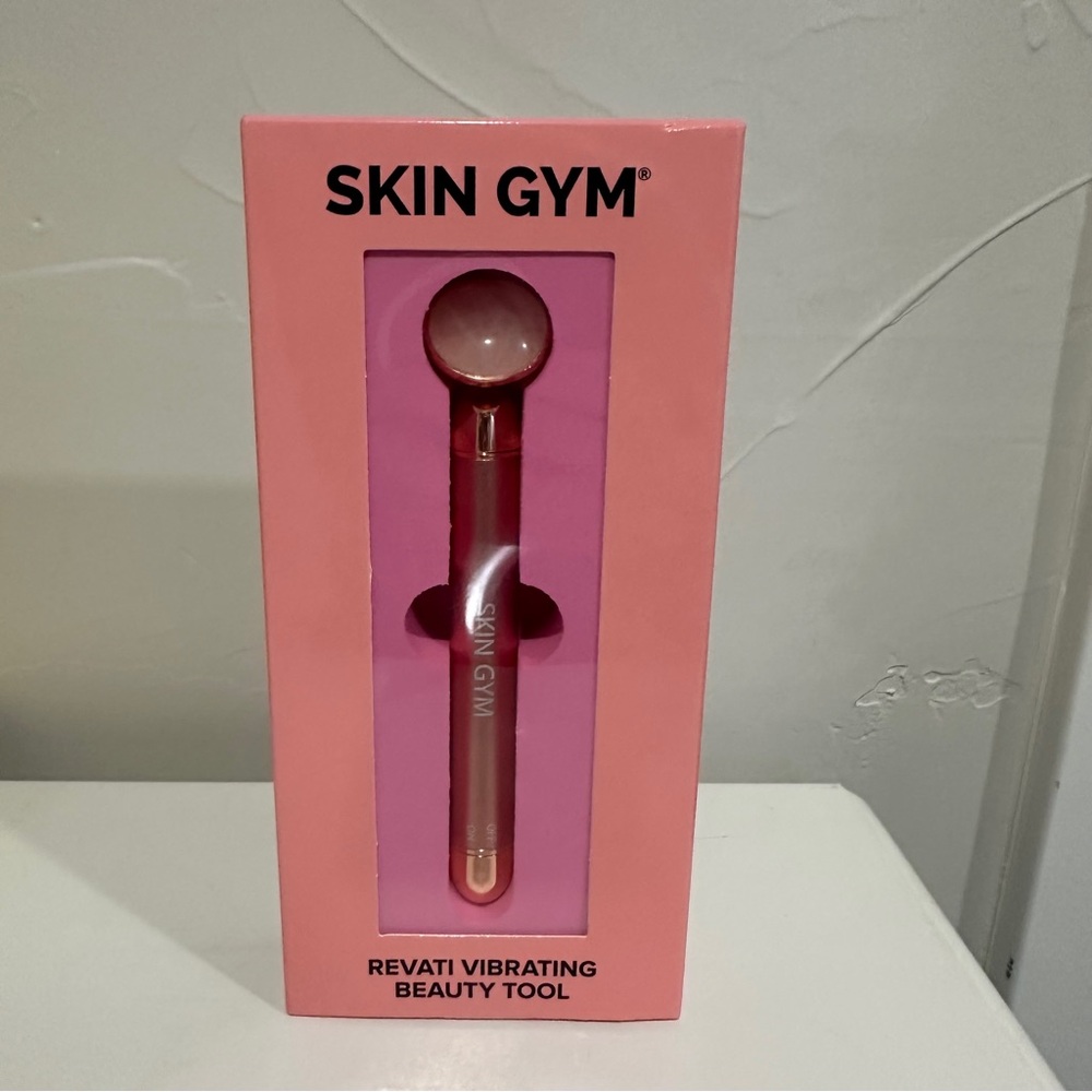 Skin Gym Rose Quartz‎ Revati Vibrating Beauty Tool - Pink